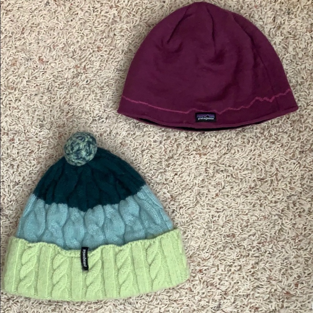 2 Patagonia winter hats